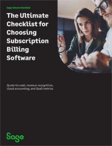 "The Ultimate Checklist for Choosing Subscription Billing Software"