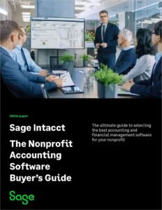 "The Nonprofit Accounting Software Buyer's Guide"